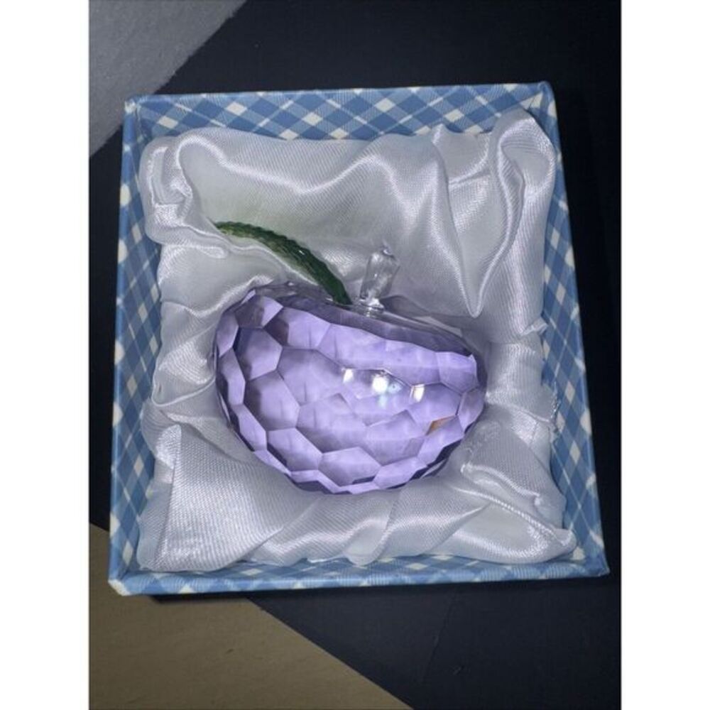 NIB‎ Simon Design Violet Apple Paperweight/Decoration SDAPPLEV Paperweight - Picture 5 of 8